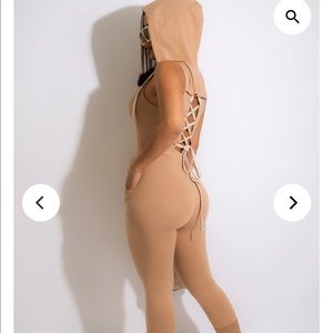 Paradise Vibe Jumpsuit Nude